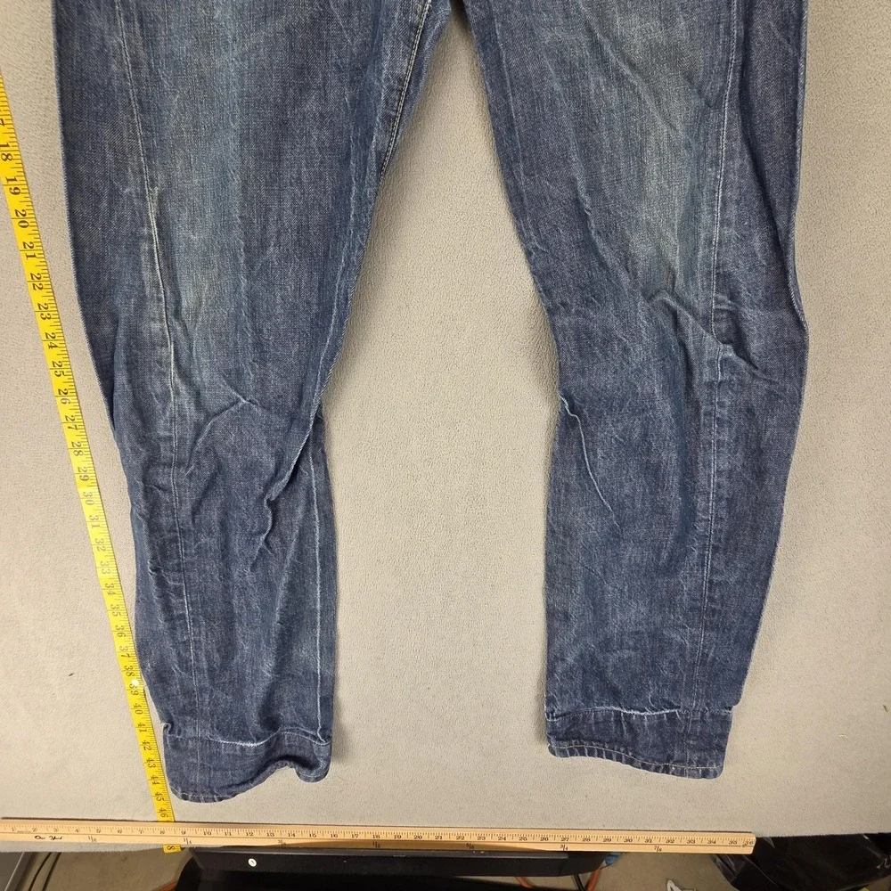 Vintage Levis Engineered Jeans Mens 33x32 Blue Medium Wash Twisted Button Fly